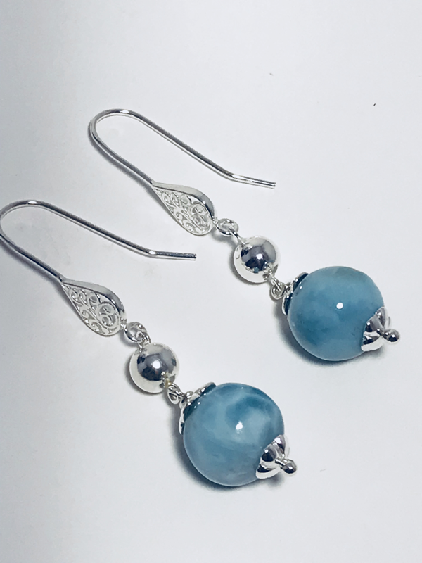 Larimar Earrings