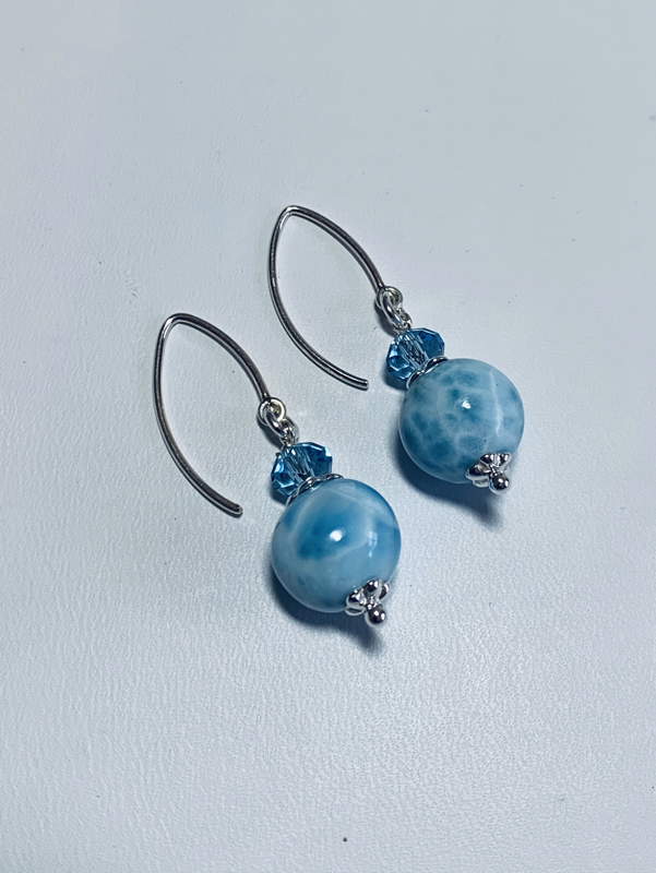 Larimar Earrings