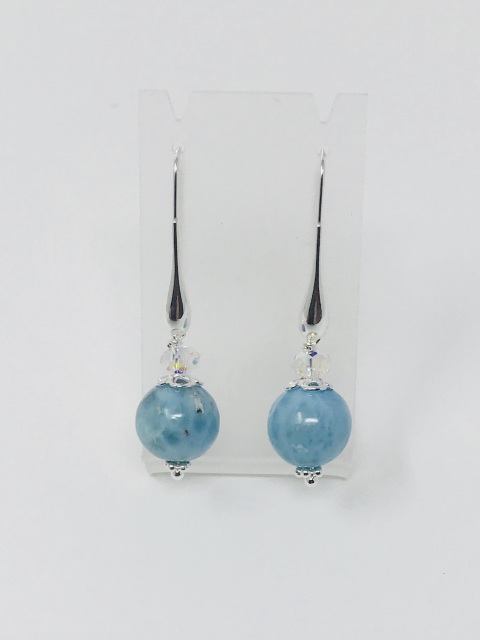 Larimar Earrings