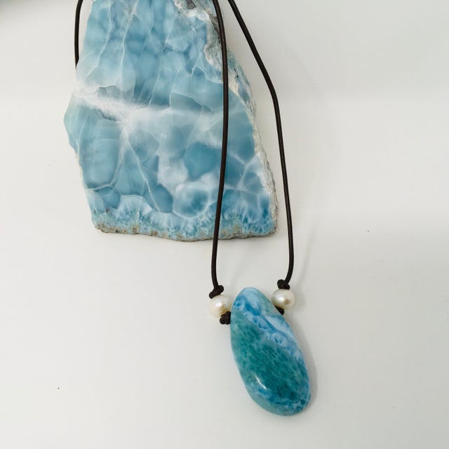 Larimar Focal Pendant